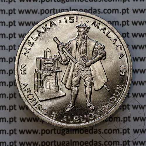 200 Escudos 1995 Afonso de Albuquerque, Malaca, Cuproníquel, VI Série dos Descobrimentos Portugueses, World Coins Portugal KM681
