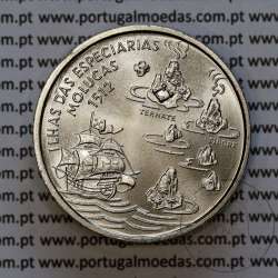 Portugal coin, 200 Escudos 1995 Spice Islands, Moluccas 1512, Copper-nickel, World Coins Portugal KM 682