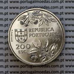 Portugal coin, 200 Escudos 1995 Spice Islands, Moluccas 1512, Copper-nickel, World Coins Portugal KM 682