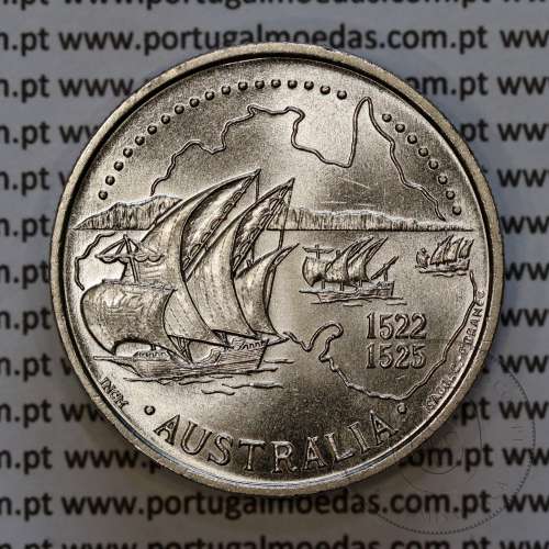 Portugal coin, 200 Escudos 1995 Australia 1522-1525, Copper-nickel, World Coins Portugal KM 684