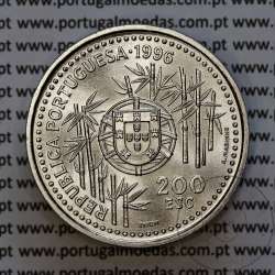 Portugal coin, 200 Escudos 1996 China 1513 - Arrival of the Portuguese in China, Copper-nickel, World Coins Portugal KM 690