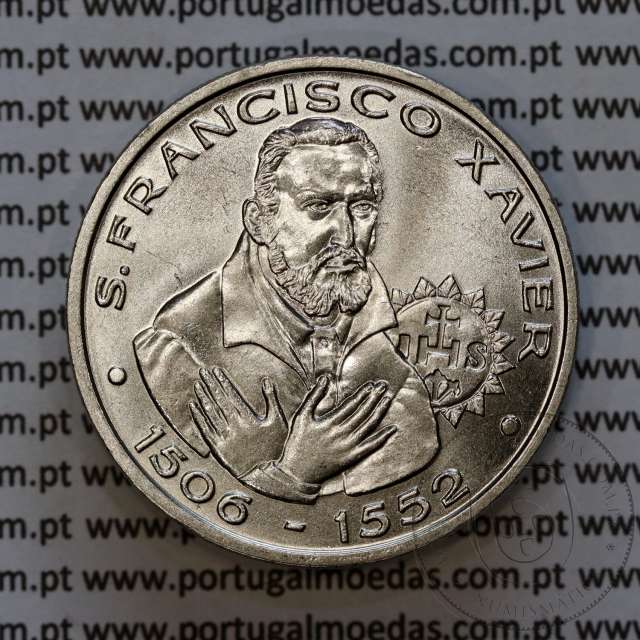 200 Escudos 1997 S. Francisco Xavier, Cuproníquel, VIII Série dos Descobrimentos Portugueses, World Coins Portugal KM 697