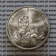 200 Escudos 1998 Moçambique 1498, Cuproníquel, IX Série dos Descobrimentos Portugueses, World Coins Portugal KM 711