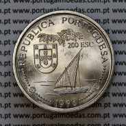 200 Escudos 1998 Índia 1498, Chegada à Índia, Cuproníquel, IX Série dos Descobrimentos Portugueses, World Coins Portugal KM 712