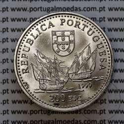 Portugal coin, 200 Escudos 1999 Duarte Pacheco Pereira 1460-1533, Copper-nickel, World Coins Portugal KM 719
