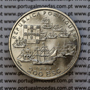 200 Escudos 1999 Pedro Alvares Cabral, Brasil 1500, Cuproníquel, X Série dos Descobrimentos Portugueses, W. Coins Portugal KM717