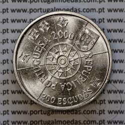 Portugal coin, 200 Escudos Terra Florida 1501, Copper-nickel, World Coins Portugal KM 730