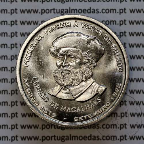200 Escudos 2000 Fernão de Magalhães 1519-1522, Cuproníquel, XI Série dos Descobrimentos Portugueses, W. Coins Portugal KM 731