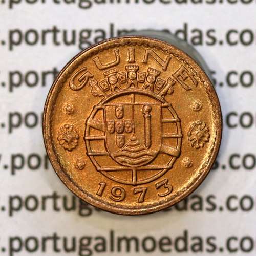 20 Centavos 1973 Bronze Guiné, $20 centavos 1973 Ex-colónia Portuguesa Guiné, (Soberba), World Coins Guinea Portuguese KM 13