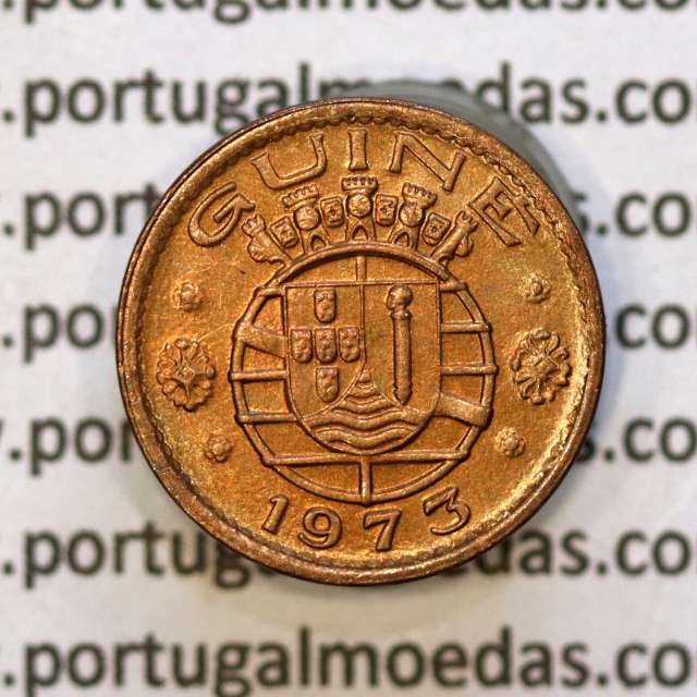 Portuguese Guinea 20 Centavos 1973 Bronze, $20 centavos 1973 Former Portuguese colony Guinea, (UNC), Guinea Portuguese KM13