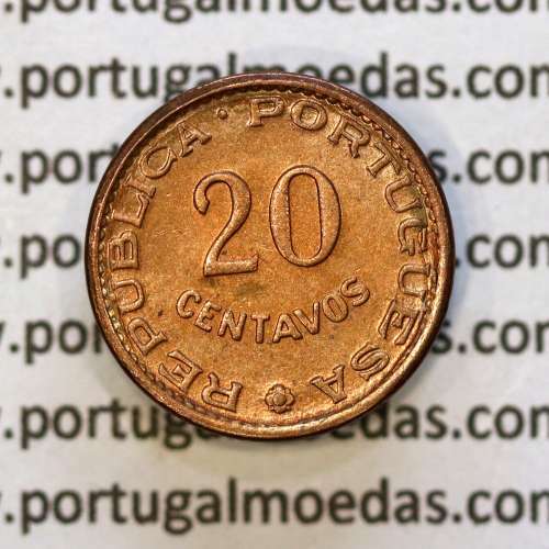 Portuguese Guinea 20 Centavos 1973 Bronze, $20 centavos 1973 Former Portuguese colony Guinea, (UNC), Guinea Portuguese KM13