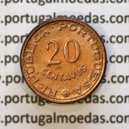 20 Centavos 1973 Bronze Guiné, $20 centavos 1973 Ex-colónia Portuguesa Guiné, (Soberba), World Coins Guinea Portuguese KM 13