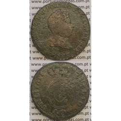 MOEDA "PATACO" 40 REIS BRONZE 1827 (BC-) DATA SEM PONTOS