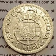 India 1 Rupia 1947 Silver, Silver Rupee 1947 of India Portuguese, World Coins India Portuguese KM 27