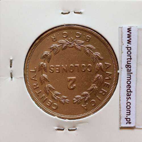 Costa Rica, 2 Colones 1968 Cupro-Níquel, (MBC+),  World Coins Costa Rica KM 187.2