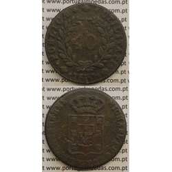 MOEDA PATACO (40 RÉIS) BRONZE 1833 (BC) - D.MIGUEL I