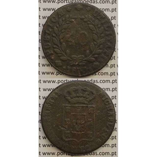 MOEDA PATACO (40 RÉIS) BRONZE 1833 (BC) - D.MIGUEL I