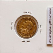 Guatemala, 1 centavo 1966 brass, Minting Error with Displaced Axis, (UNC/XF), World Coins Guatemala KM 265