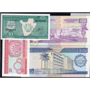 Burundi - Lote de 4 Notas Diferentes-Serie 1994-2007 (Não Circulada)