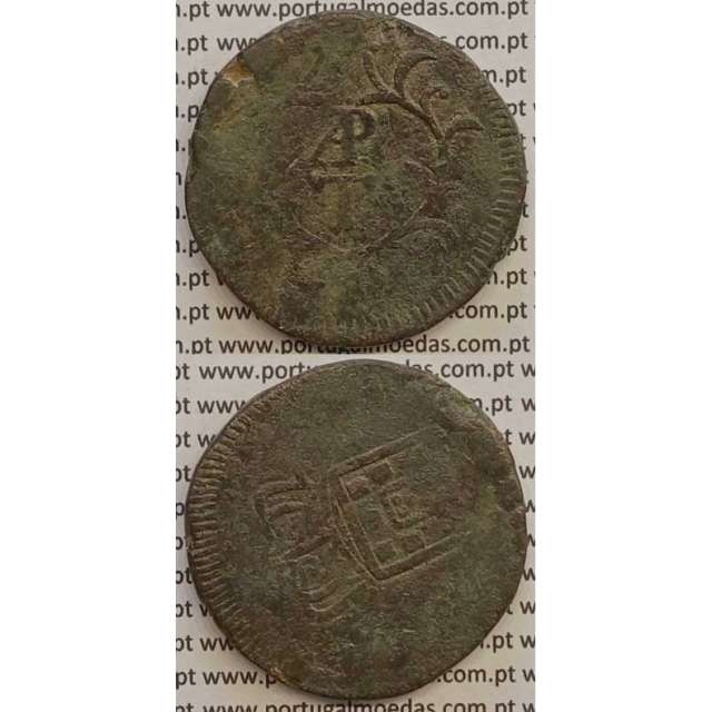 MOEDA TANGA (60 RÉIS) COBRE (MBC) - D.MIGUEL I