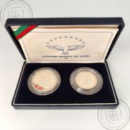 Prata Proof, 25 Escudos e 100 Escudos Região Autónoma dos Açores 1980,  Estojo moedas PROOF da Autonomia Regional dos Açores