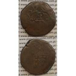 MOEDA TANGA (60 RÉIS) COBRE (BC) - D.MIGUEL I