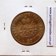 Haiti, 50 Centimes 1991 Cuproníquel, (soberba), World Coins Haiti KM 153