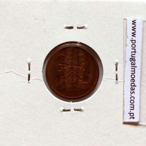 Trindade e Tobago, 1 Cent 1971 Bronze, (MBC), World Coins Trinidad and Tobago KM 1
