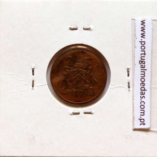 Trindade e Tobago, 1 Cent 1972 Bronze, (MBC+), World Coins Trinidad and Tobago KM 1