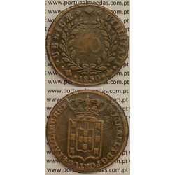 MOEDA PATACO (40 RÉIS) BRONZE 1830 (MBC) - D.MIGUEL I