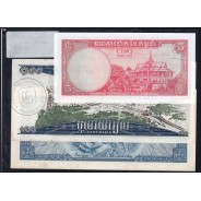 Cambodia - Lot of 3 Different Banknotes - Series 1962-1972 (Uncirculated)