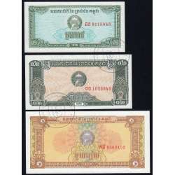 Cambodja - Lote de 6 Notas Diferentes - Serie 1979 (Não Circuladas)