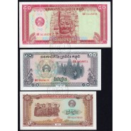 Cambodia - Lot of 6 Different Banknotes - Series 1979 (Uncirculated)