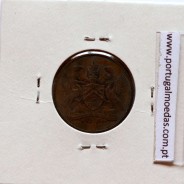 Trinidad and Tobago, 5 Cents 1966 Bronze, (VF), World Coins Trinidad and Tobago KM#2