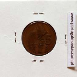 Trinidad and Tobago, 5 Cents 1978 Bronze, (XF), World Coins Trinidad and Tobago KM 30