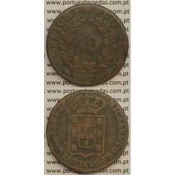MOEDA PATACO (40 RÉIS) BRONZE 1833 (BC) - D.MIGUEL I