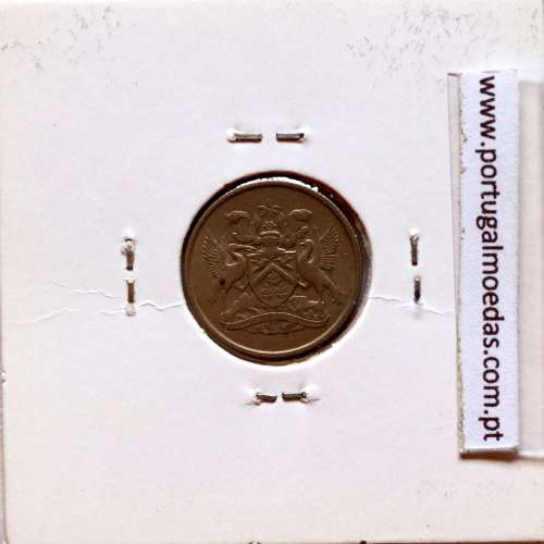 Trinidad and Tobago, 10 Cents 1971 Copper-nickel , (XF), World Coins Trinidad and Tobago KM 3