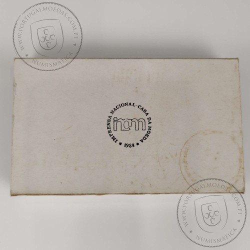 Portugal, 250 escudos 1984 FAO World Fisheries Conference coins silver Proof and Copper-nickel BNC, with case, World Coins KM626
