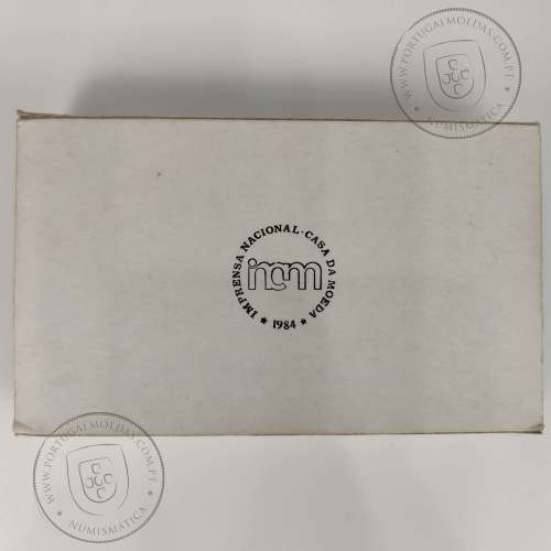 Portugal, 250 escudos 1984 FAO World Fisheries Conference coins silver Proof and Copper-nickel BNC, with case, World Coins KM626