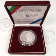 Proof 100 Escudos D. Afonso Henriques 1985 Prata, Estojo moeda prata Proof 100$00 1985 D. Afonso Henriques, Portugal KM 629a