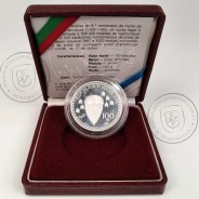 Portugal, Proof coin 100 Escudos Afonso Henriques 1985 Silver, coin 100 Escudos 1985 D. Afonso Henriques, with Case, KM 629a