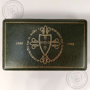 Prata Proof, Batalha de Aljubarrota 25 Escudos e 100 Escudos 1985, Estojo moedas PROOF do VI Cent. da Batalha de Aljubarrota
