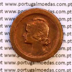Portugal, 5 centavos 1924 bronze of Portuguese Republic, (VF+), World Coins Portugal KM 572