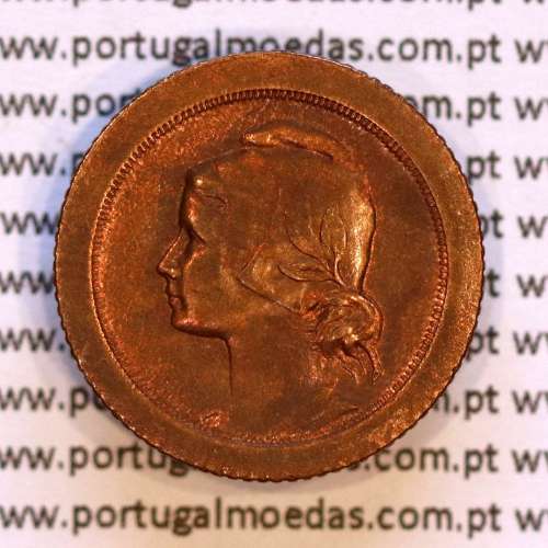 5 Centavos 1924 Bronze, cinco centavos 1924 ($05) Republica Portuguesa, (MBC+), World Coins Portugal KM 572