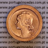 Portugal, 5 centavos 1925 bronze of Portuguese Republic, (XF), World Coins Portugal KM 572