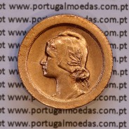 Portugal, 5 centavos 1925 bronze of Portuguese Republic, (XF), World Coins Portugal KM 572