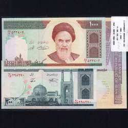 Irão - Lote de 3 Notas Diferentes-Serie 1982-2006 (Não Circuladas)