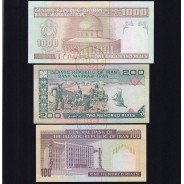 Irão - Lote de 3 Notas Diferentes-Serie 1982-2006 (Não Circuladas)