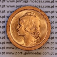 10 centavos 1940 Bronze, "$10" dez centavos 1940 Bronze Republica Portuguesa, (Soberba), World Coins Portugal KM 573