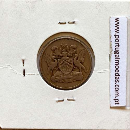Trinidad and Tobago, 25 Cents 1966 Copper-nickel , (VF), World Coins Trinidad and Tobago KM 4